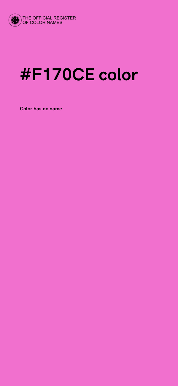 #F170CE color image