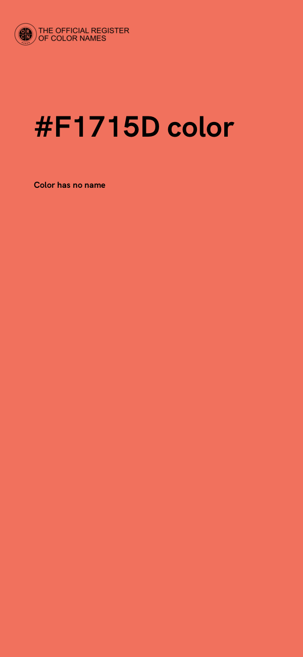 #F1715D color image