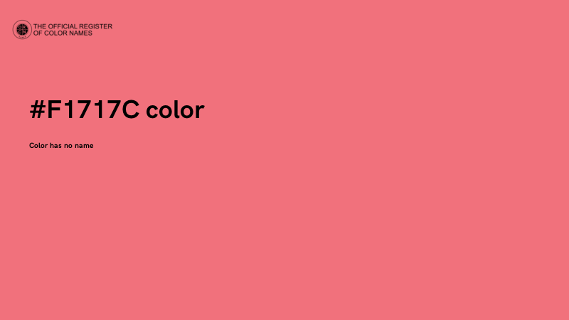 #F1717C color image
