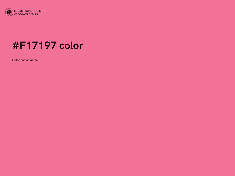 #F17197 color image