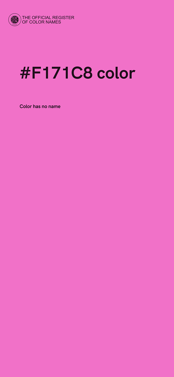 #F171C8 color image