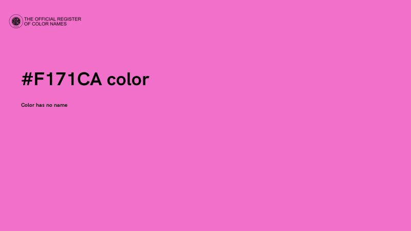 #F171CA color image