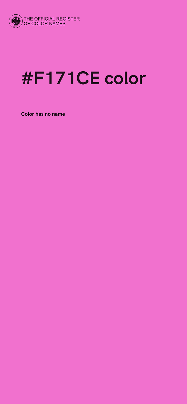 #F171CE color image