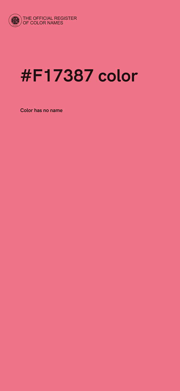 #F17387 color image