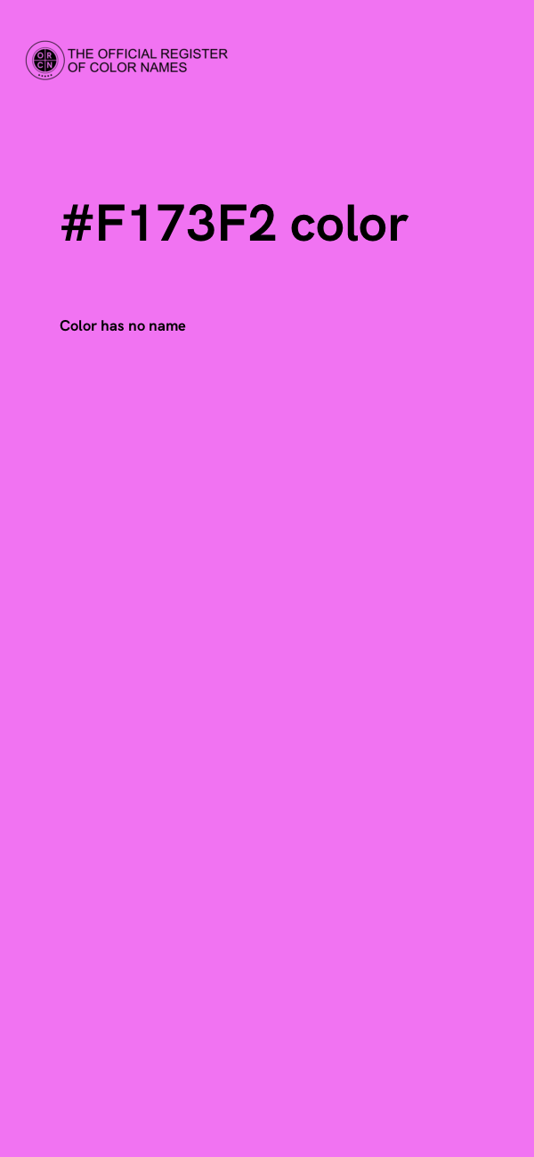 #F173F2 color image