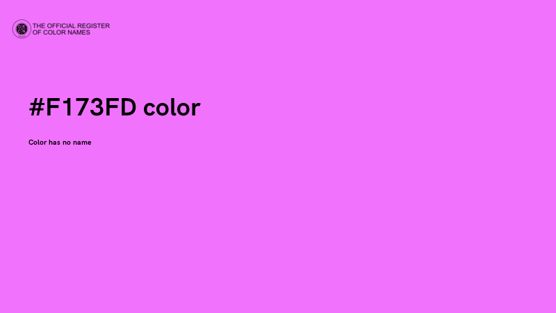 #F173FD color image