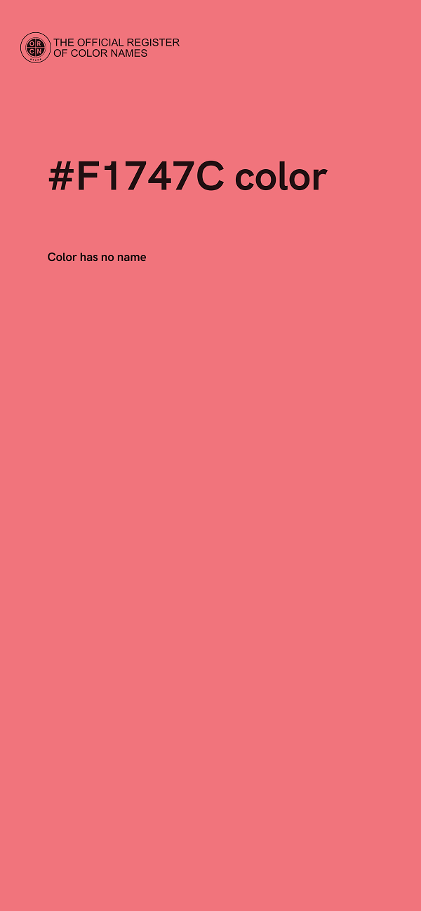 #F1747C color image