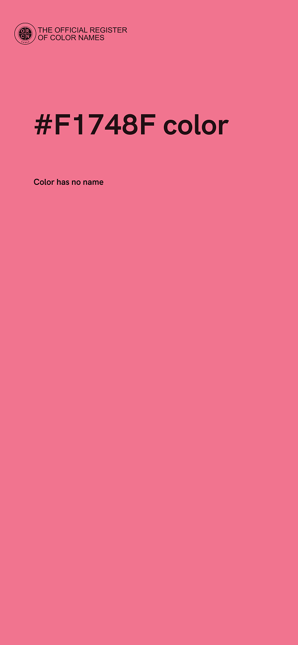 #F1748F color image