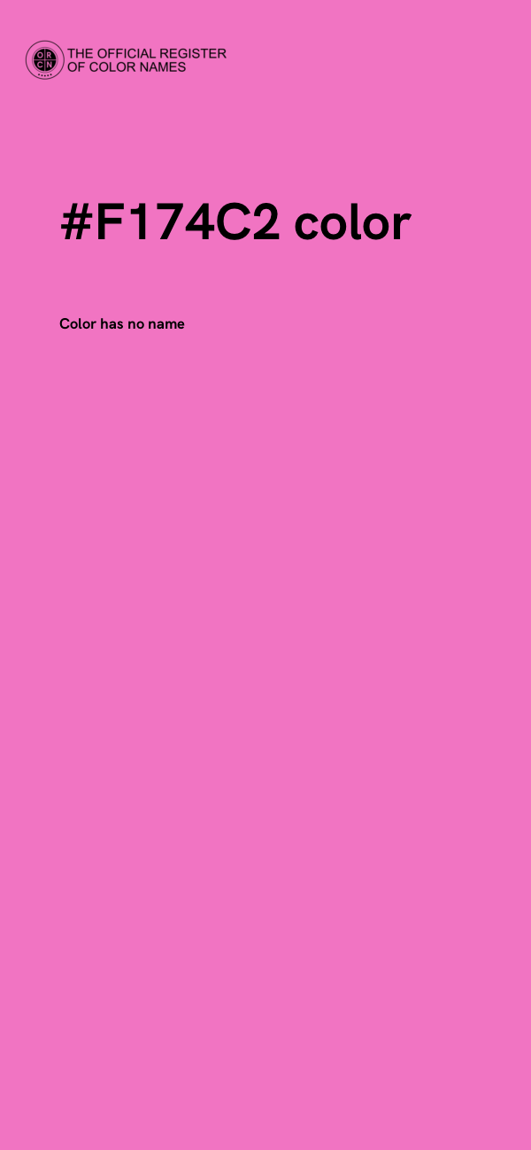 #F174C2 color image