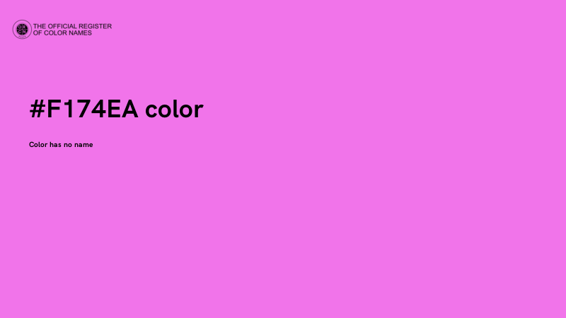 #F174EA color image