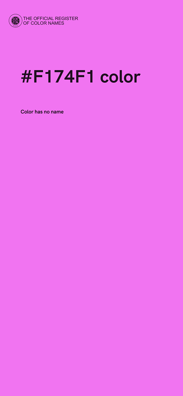 #F174F1 color image