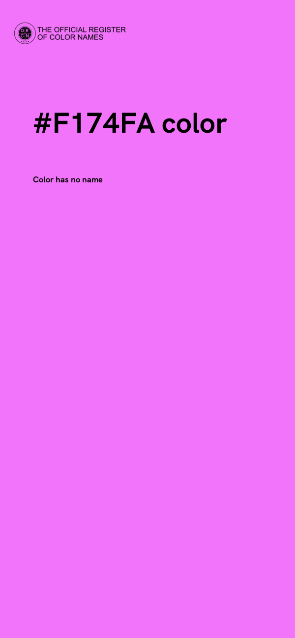 #F174FA color image