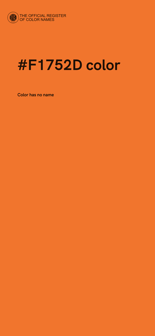 #F1752D color image