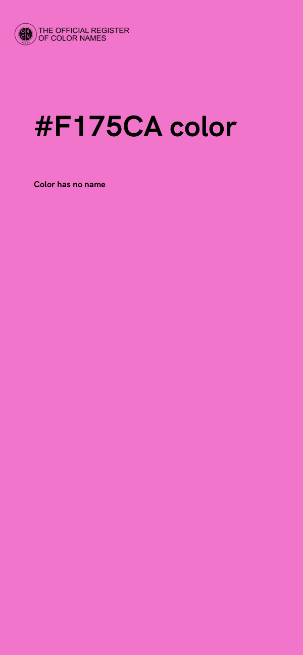 #F175CA color image