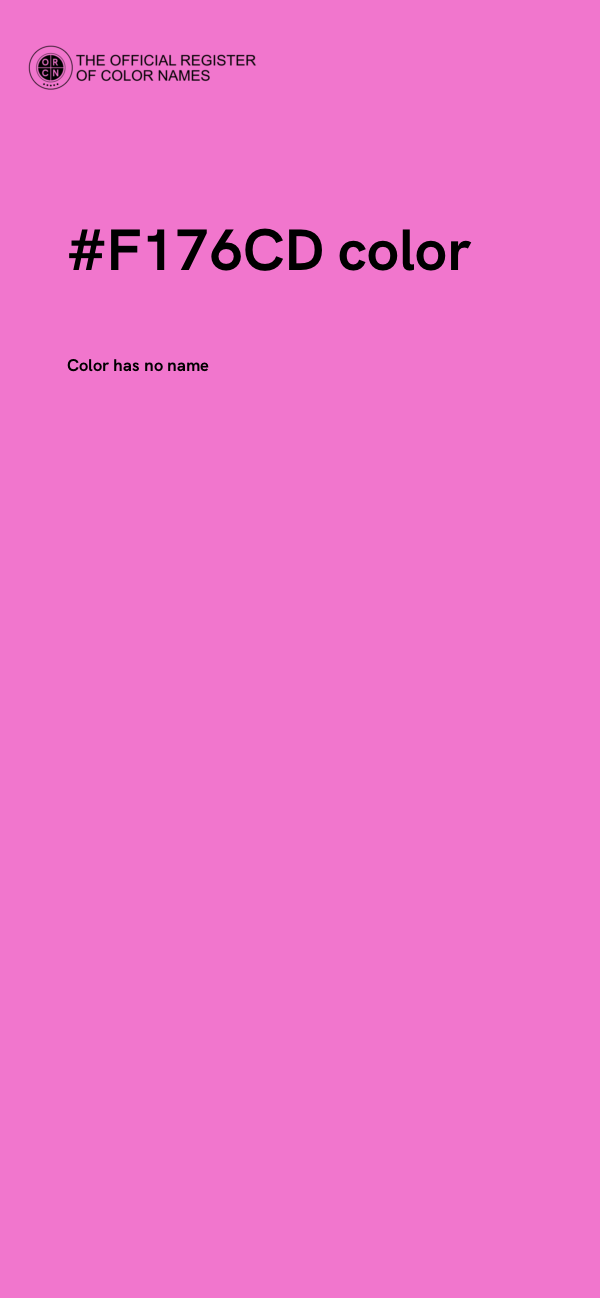 #F176CD color image