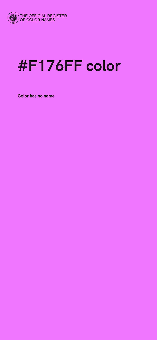 #F176FF color image