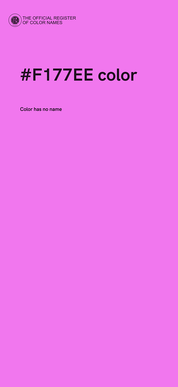 #F177EE color image