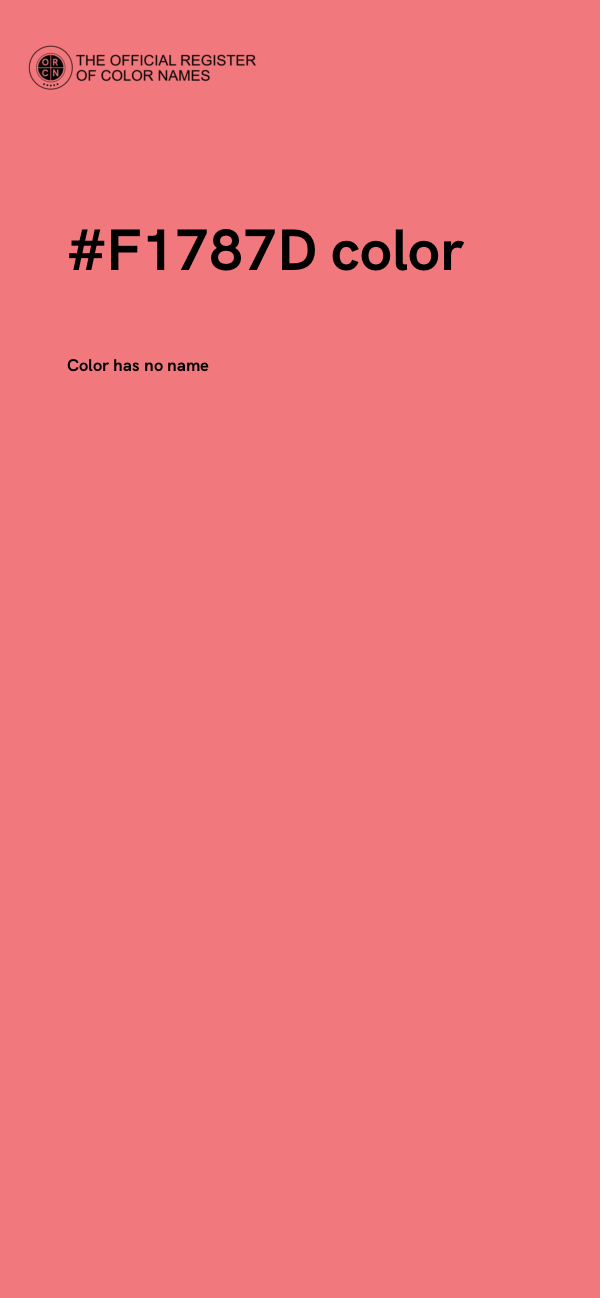 #F1787D color image