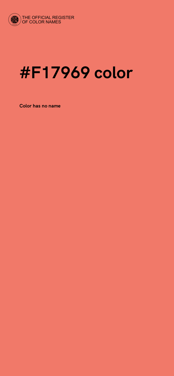 #F17969 color image