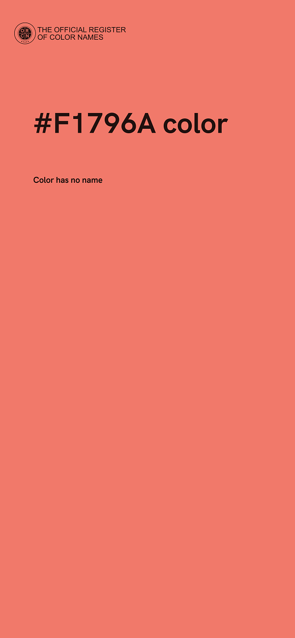 #F1796A color image