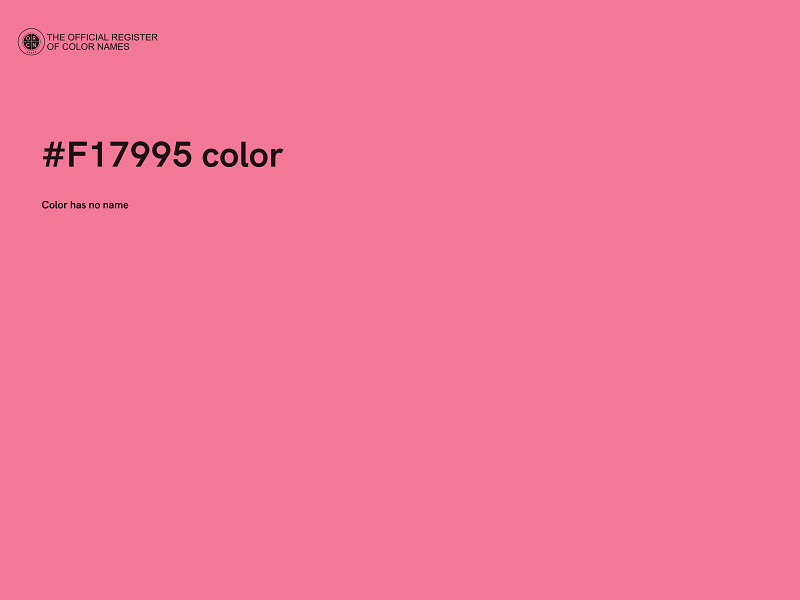 #F17995 color image