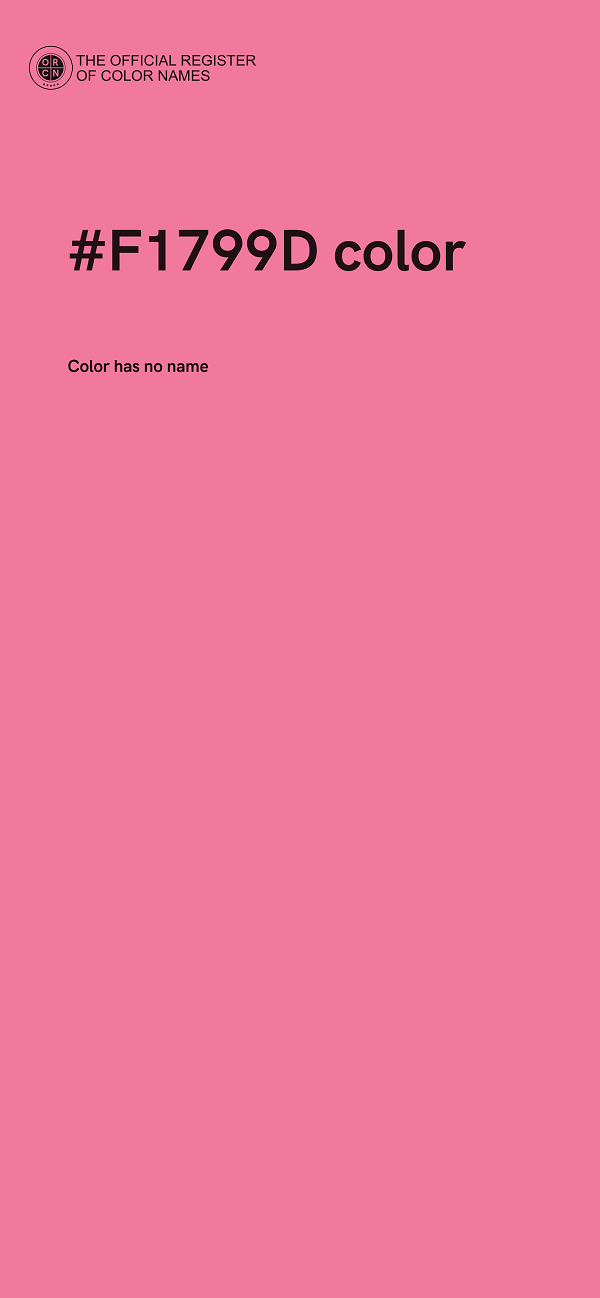 #F1799D color image