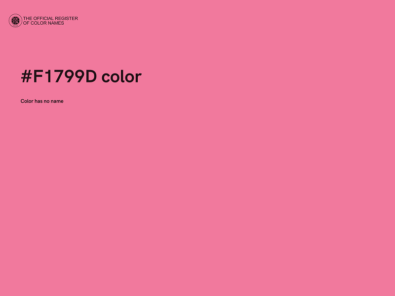 #F1799D color image