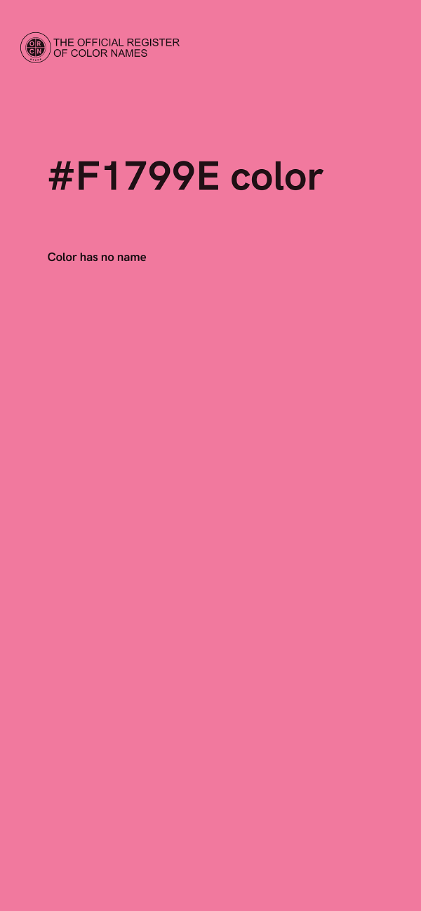 #F1799E color image