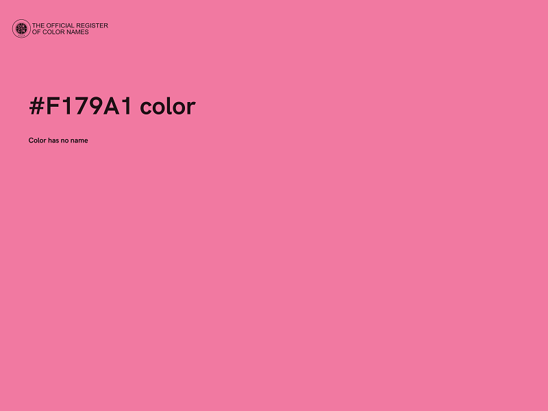 #F179A1 color image