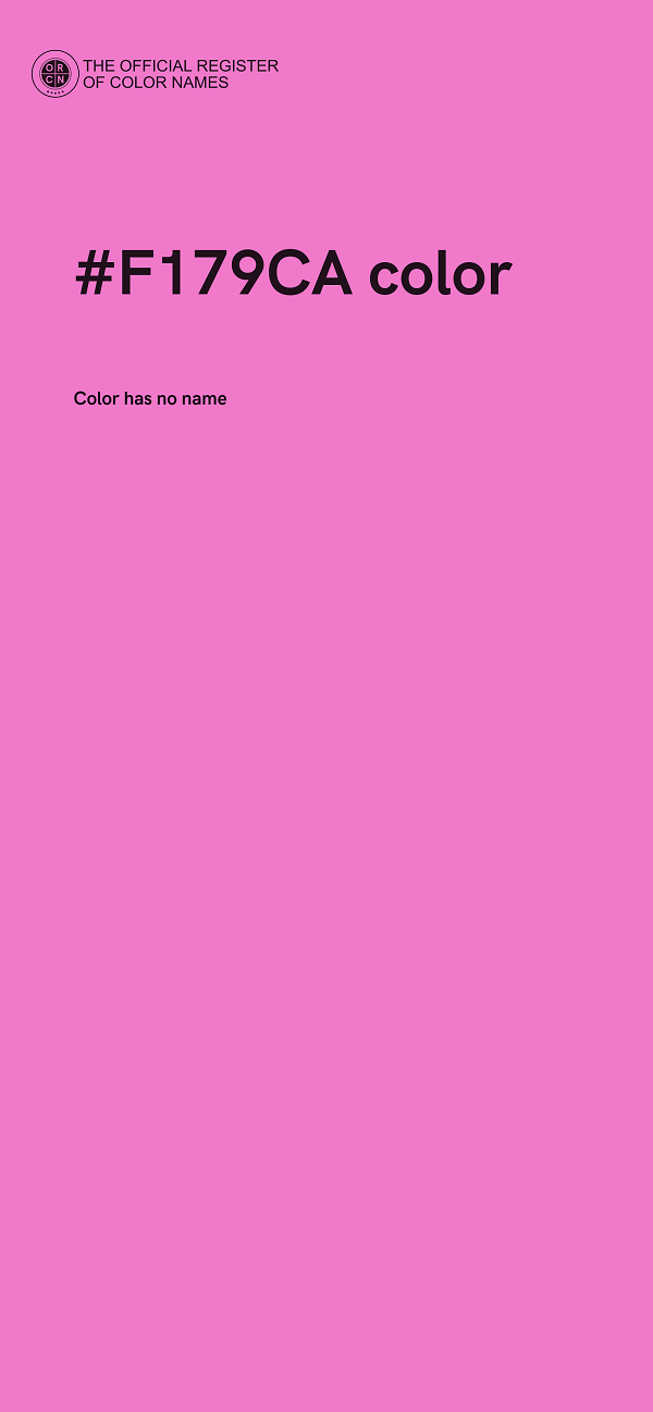 #F179CA color image