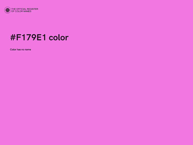 #F179E1 color image