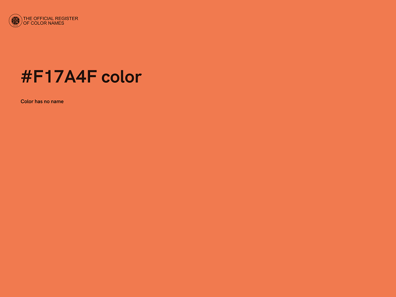 #F17A4F color image