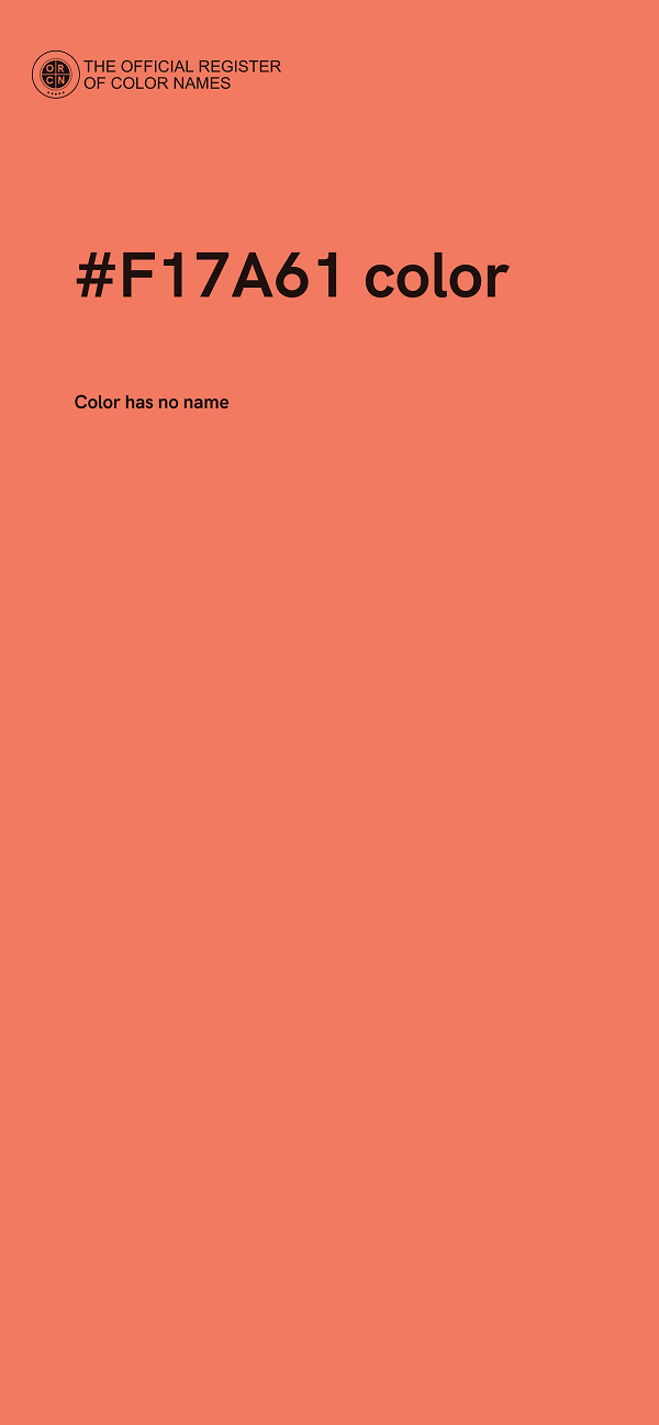 #F17A61 color image