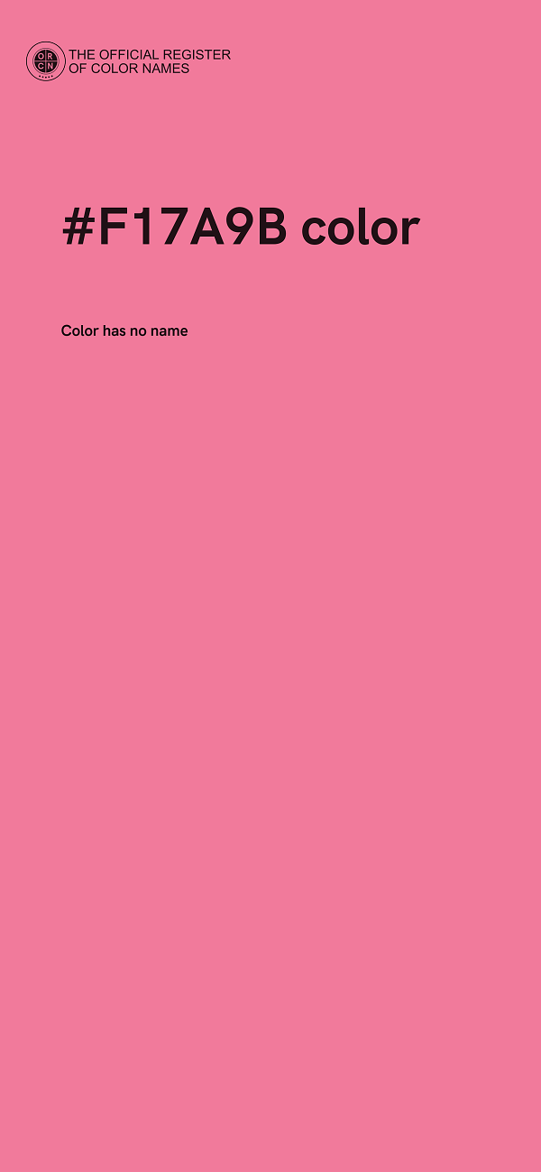#F17A9B color image