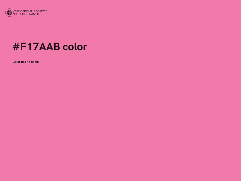 #F17AAB color image