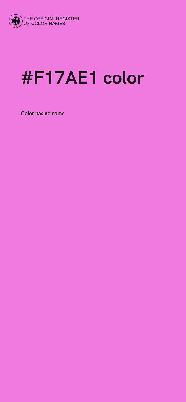#F17AE1 color image