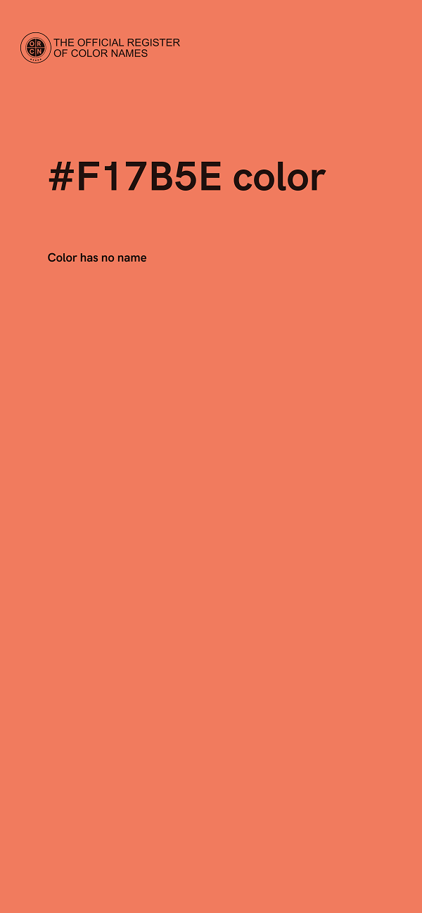 #F17B5E color image