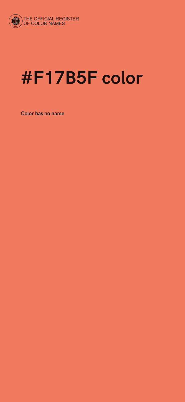 #F17B5F color image