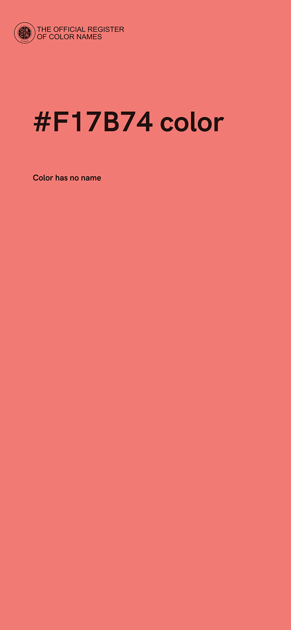 #F17B74 color image