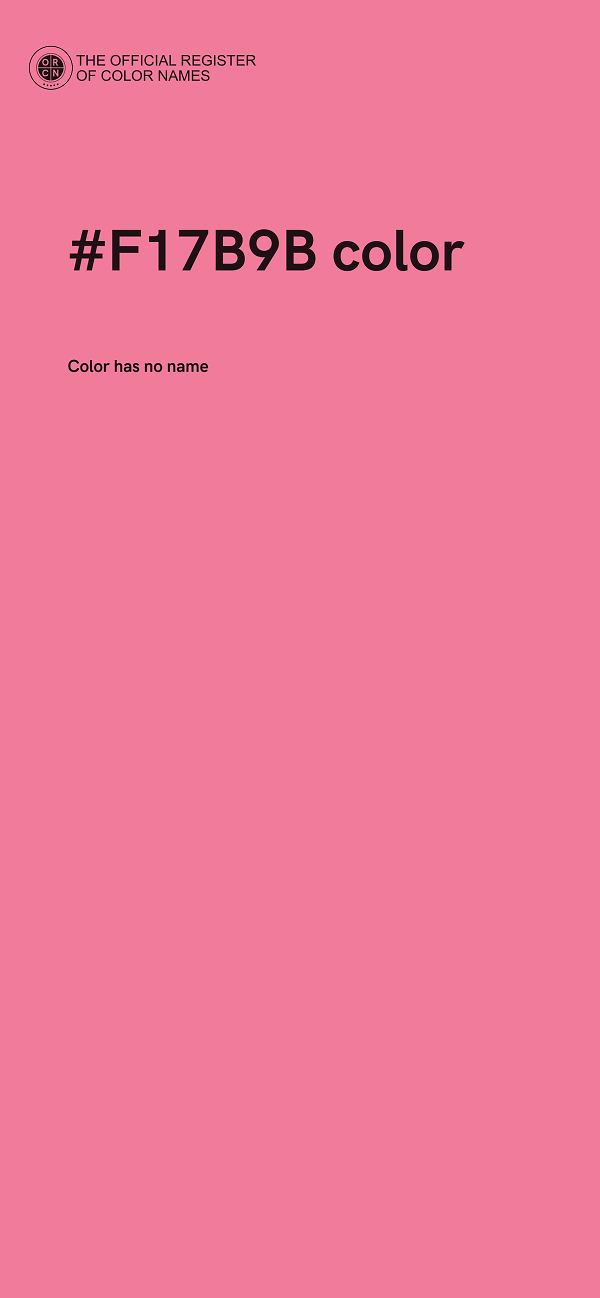 #F17B9B color image