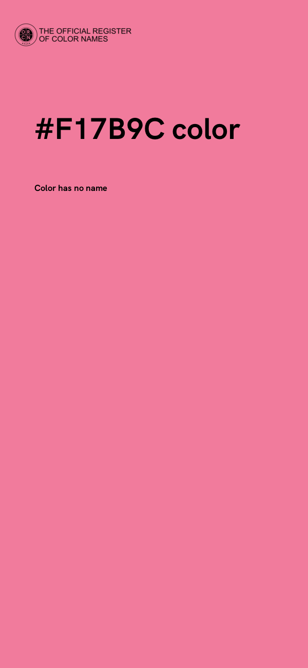 #F17B9C color image