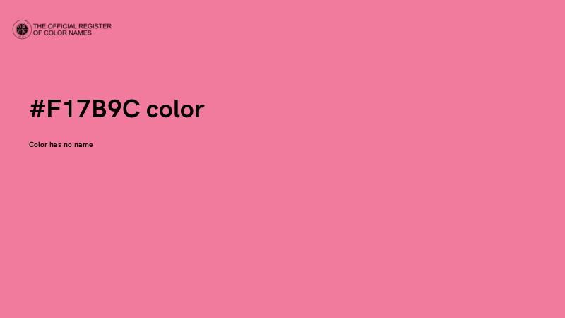 #F17B9C color image