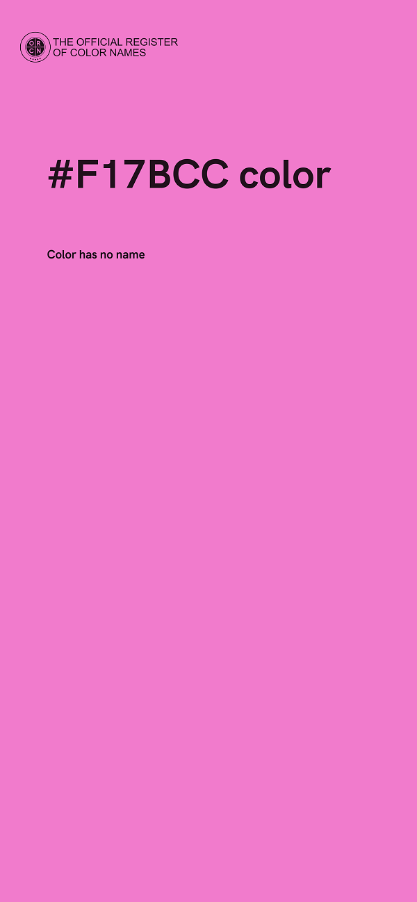#F17BCC color image
