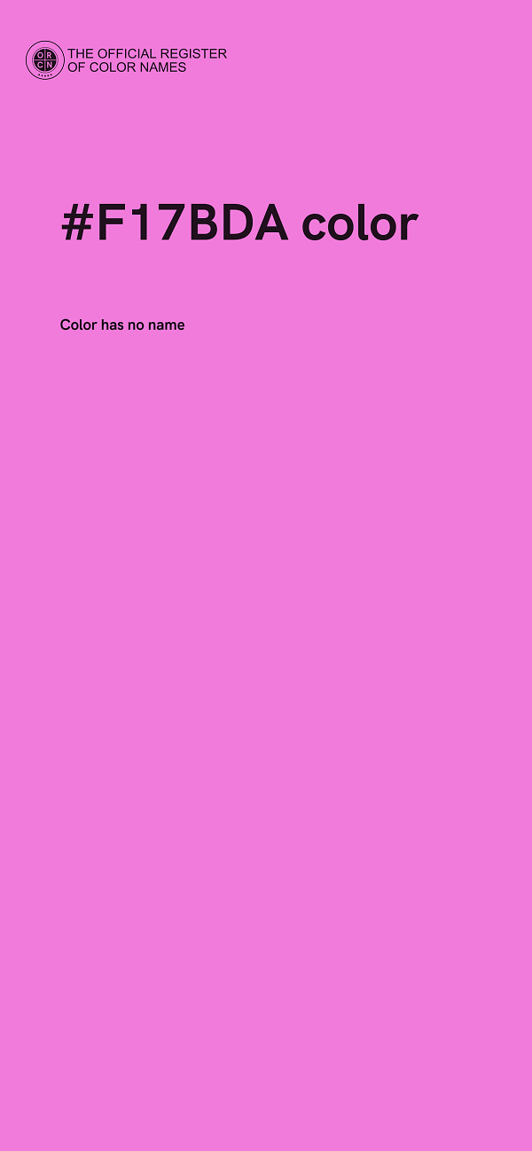 #F17BDA color image