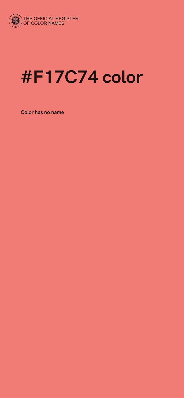 #F17C74 color image