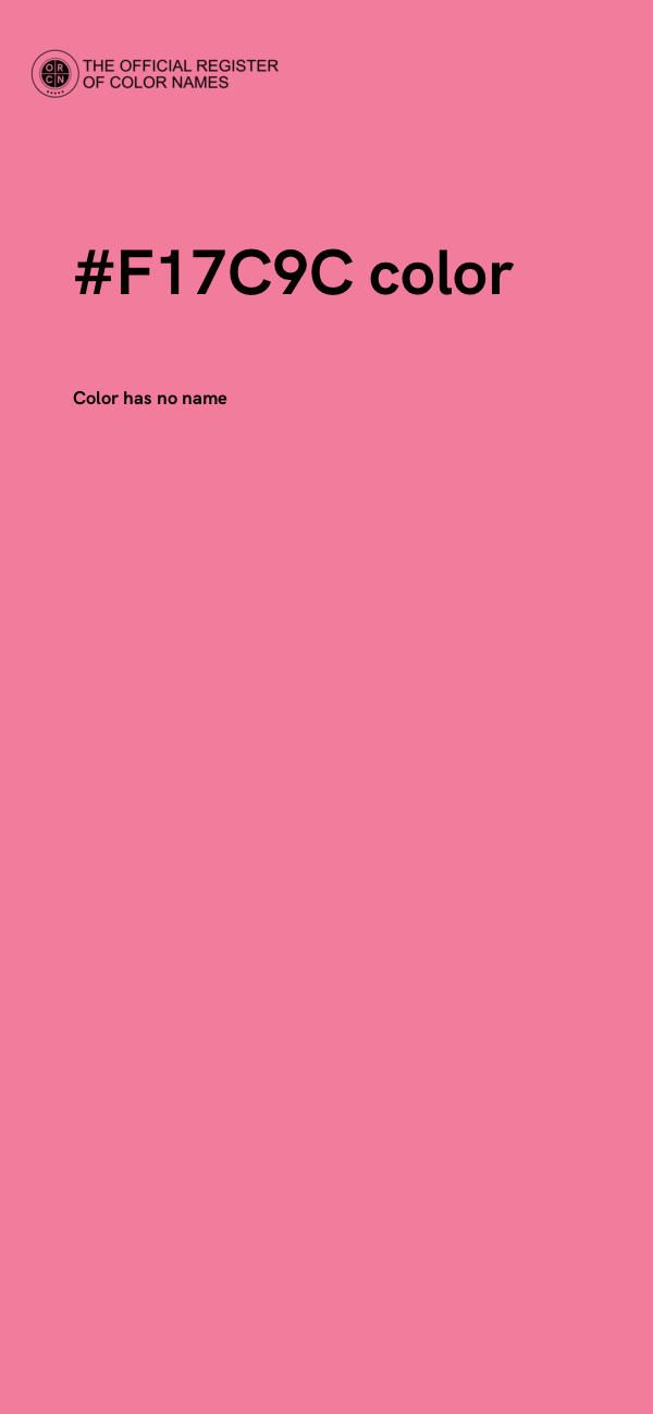 #F17C9C color image