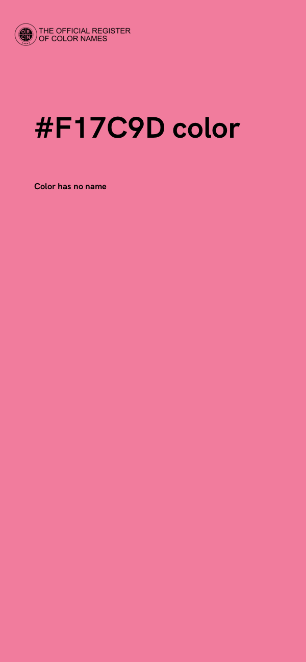 #F17C9D color image