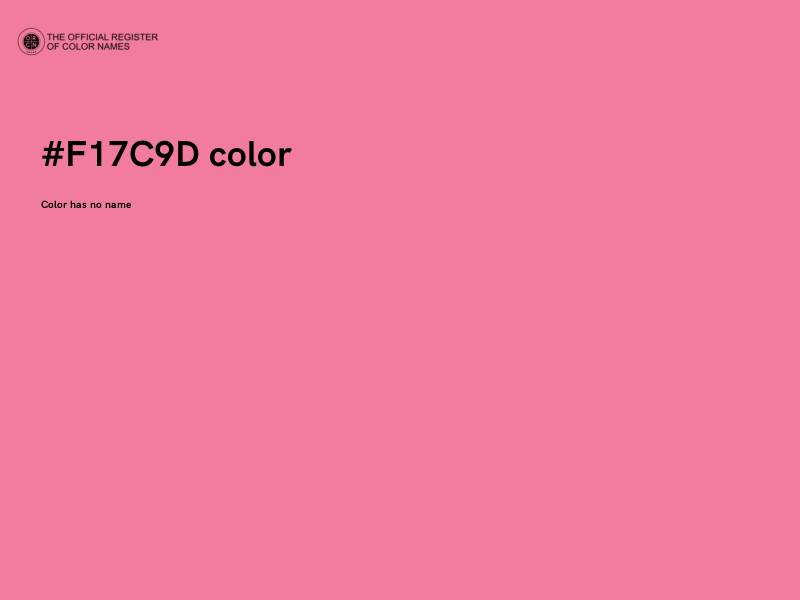 #F17C9D color image