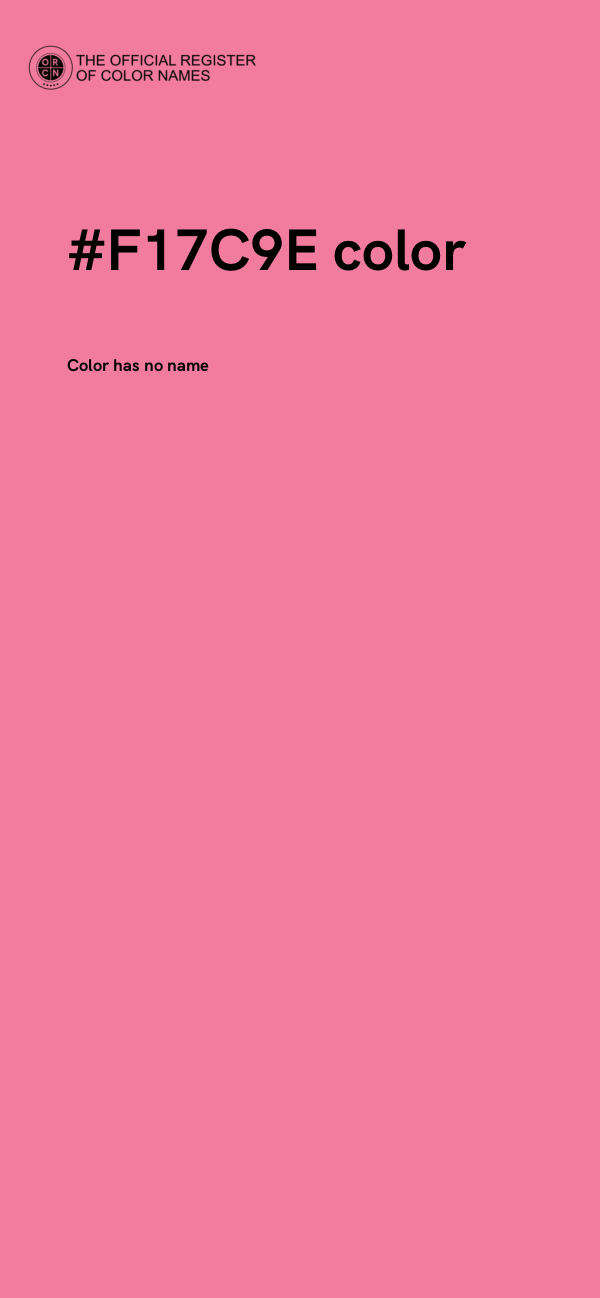 #F17C9E color image
