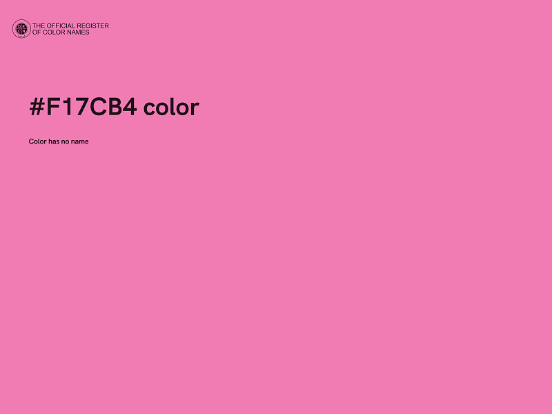 #F17CB4 color image